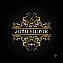 Logotipo da Barbearia João Victor